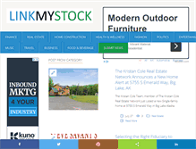 Tablet Screenshot of linkmystock.com